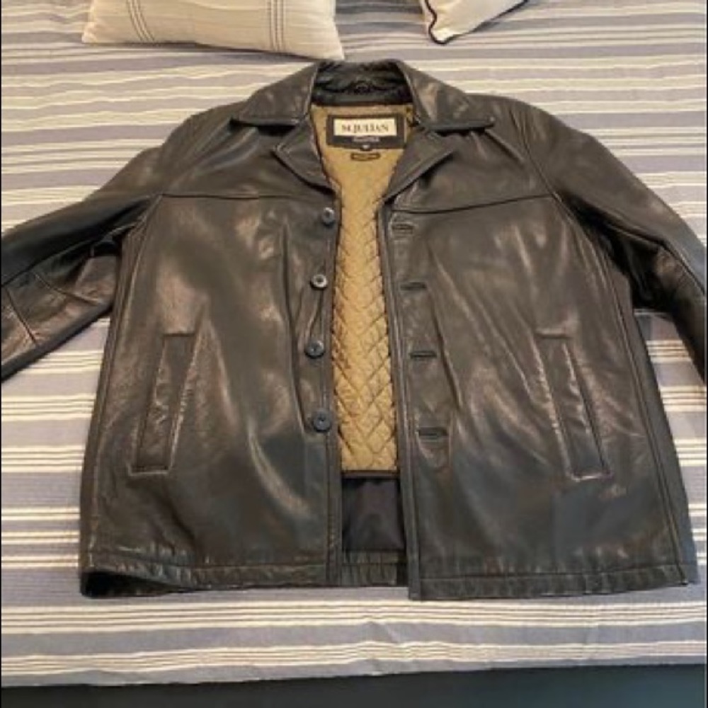 Leather Jacket With Interior Lining - image 1